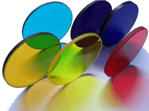 Flat sheet borosilicate glass optical colour filters Flat sheet borosilicate glass optical colour filters